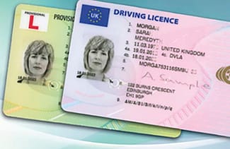 provisional driving licence